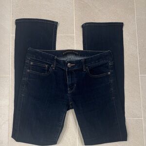 Express Women's Midnight Blue Straight Leg Jeans